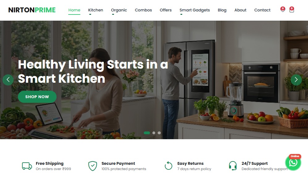 Smart Kitchen Gadgets website